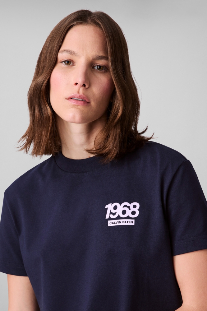 SS CLASSIC LOGO TEE LV047C835G CEF DARK SAPPHIRE